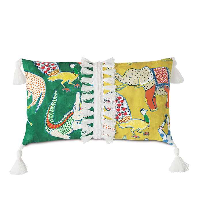 Hullabaloo Tassel Trim Decorative Pillow