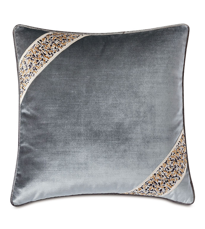 Indochine Velvet Decorative Pillow