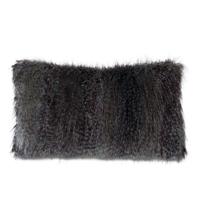 Indochine Faux Fur Decorative Pillow