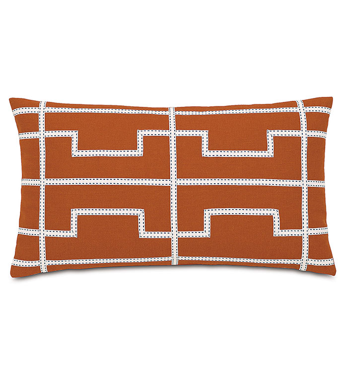 Indira Greek Key Decorative Pillow