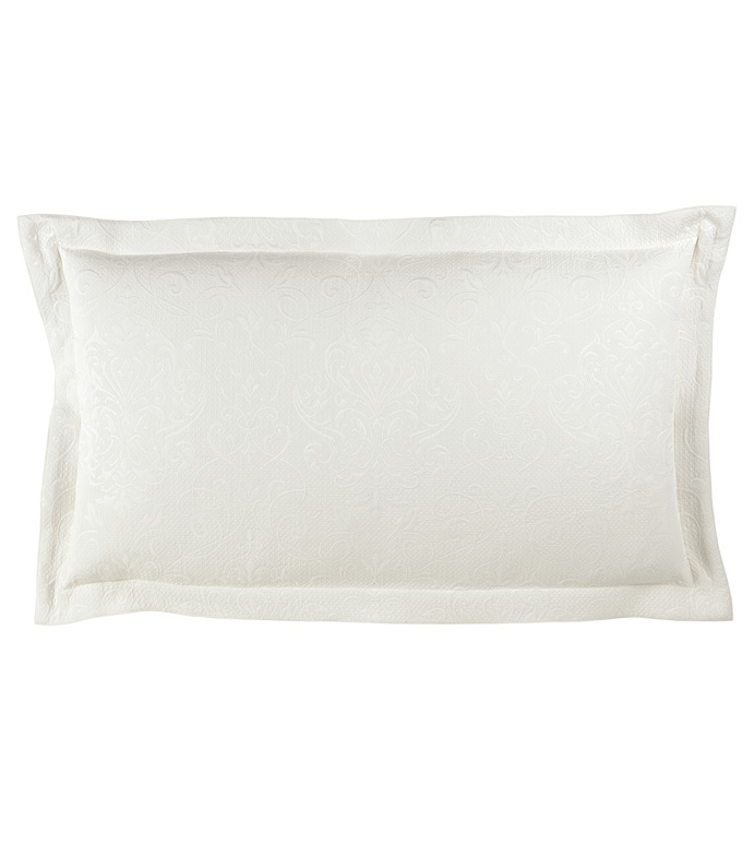 Jacqueline White King Sham