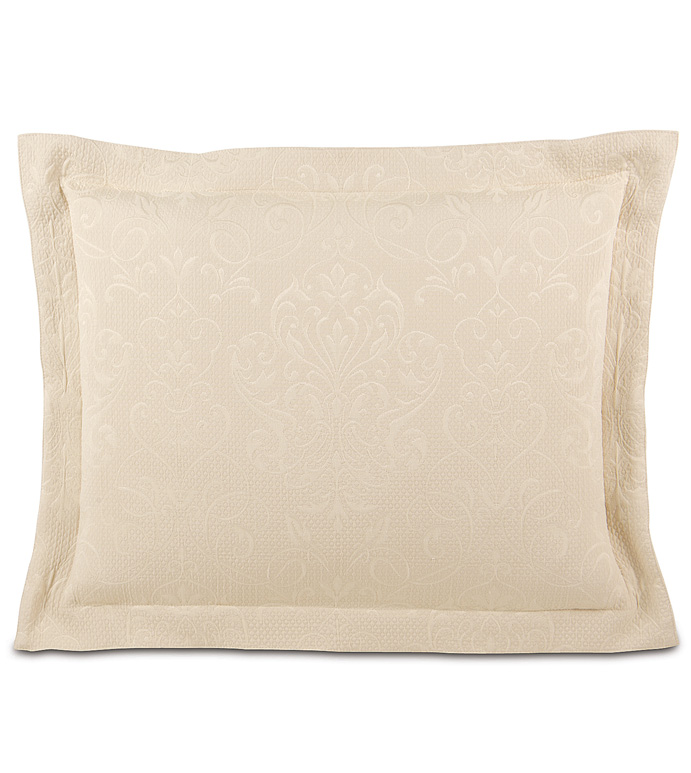 Jacqueline Natural Standard Sham