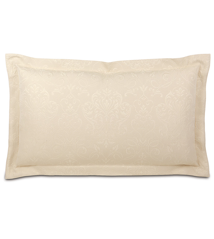 Jacqueline Natural King Sham