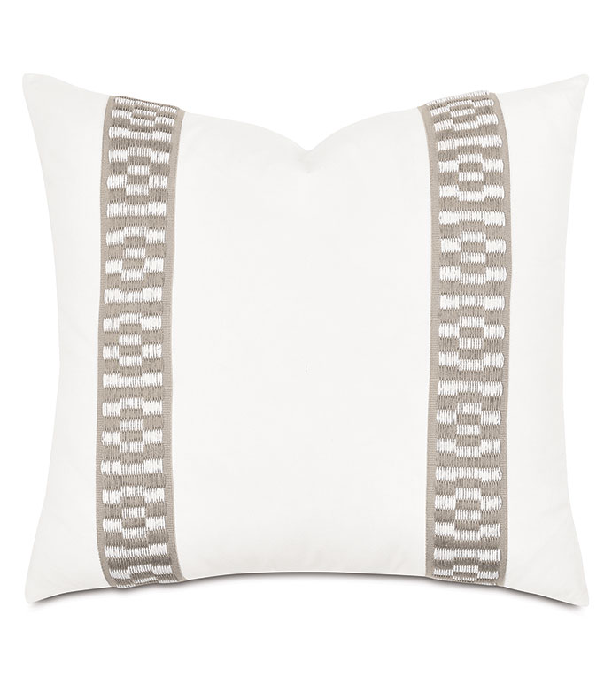 Junonia Embroidered Decorative Pillow