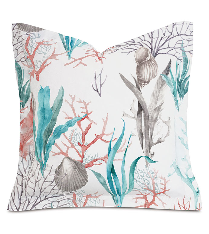 Coral reef throw pillows sale