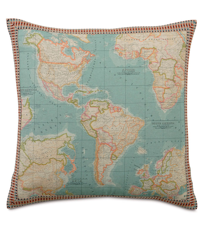 Monde Ocean With Border