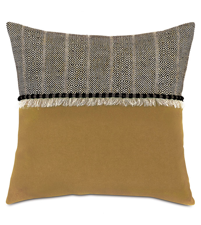 Kimahri Colorblock Decorative Pillow