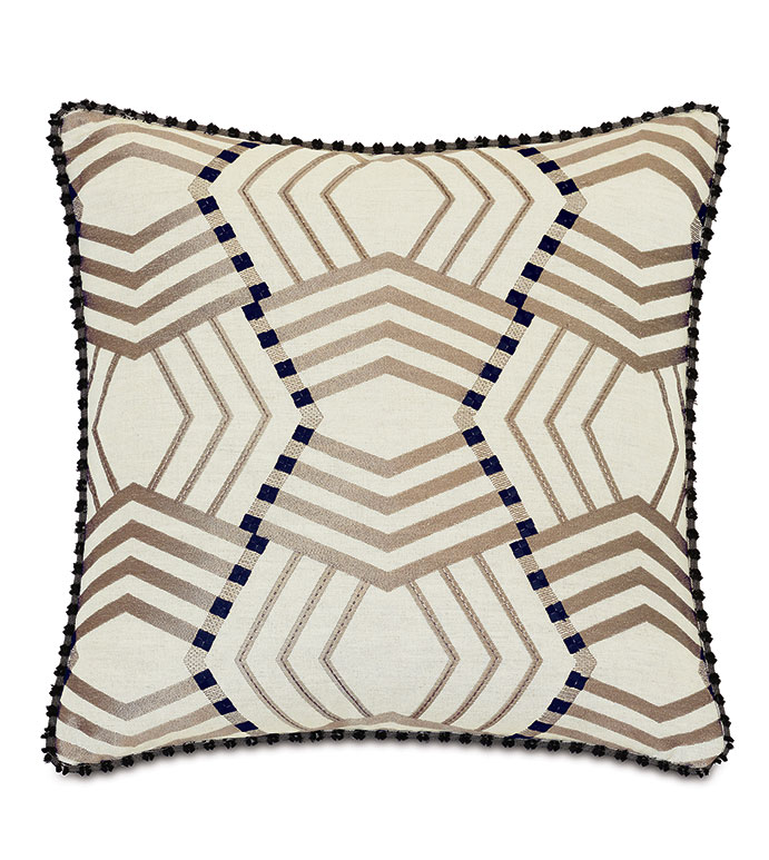 Kimahri Embroidered Decorative Pillow