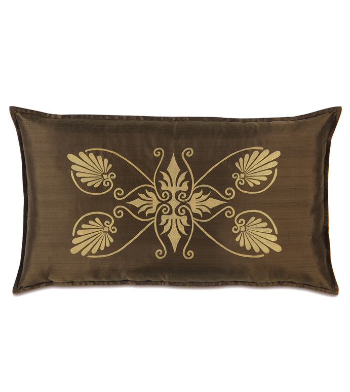 Anthemion Brown/Gold King Sham