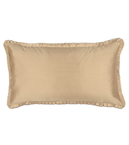 Serico Gold With Lena Pleat King Sham