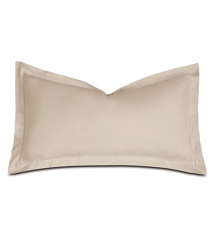 Deluca Sateen King Sham in Almond