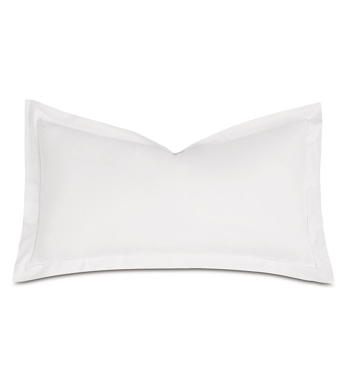 Deluca Sateen King Sham in White