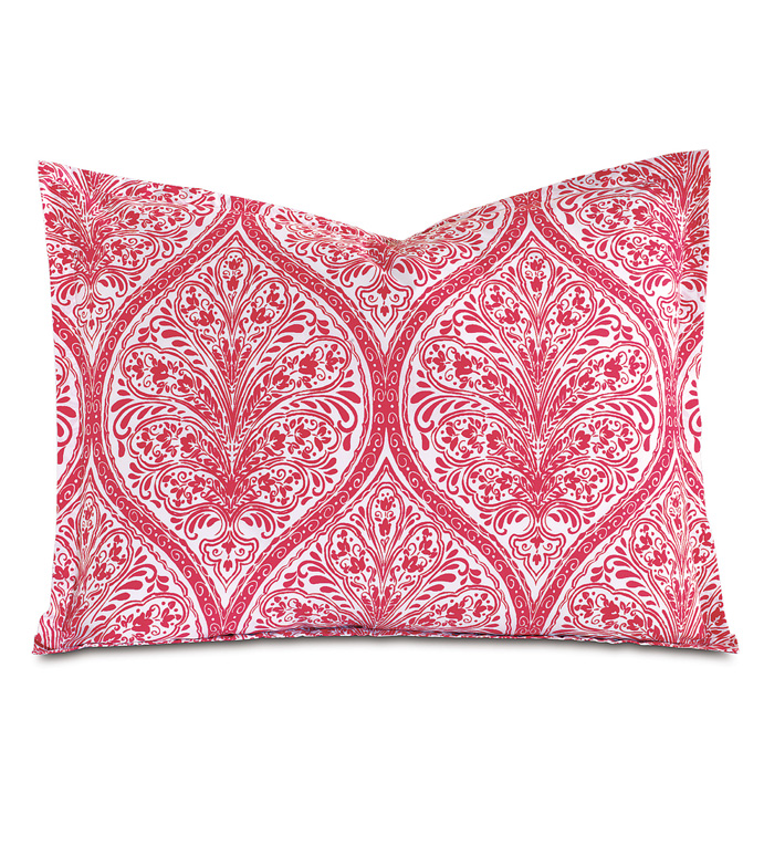 Adelle Percale King Sham In Sorbet