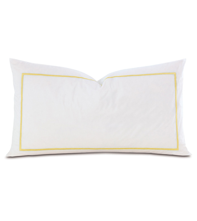 Gala Lemon King Sham