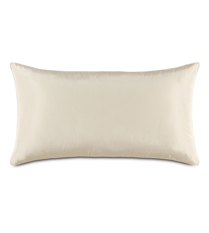 Freda Taffeta King Sham in Ivory