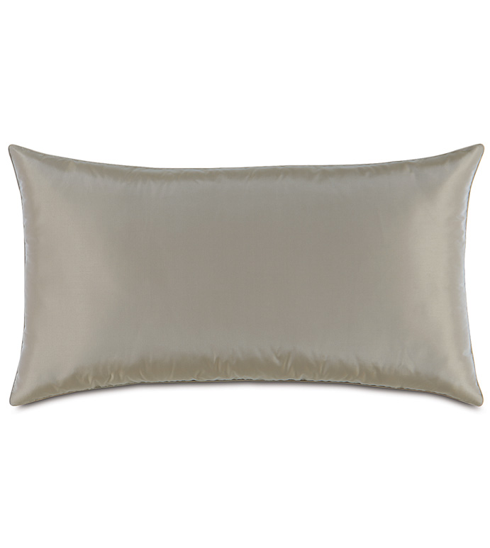 Freda Taffeta King Sham in Steel