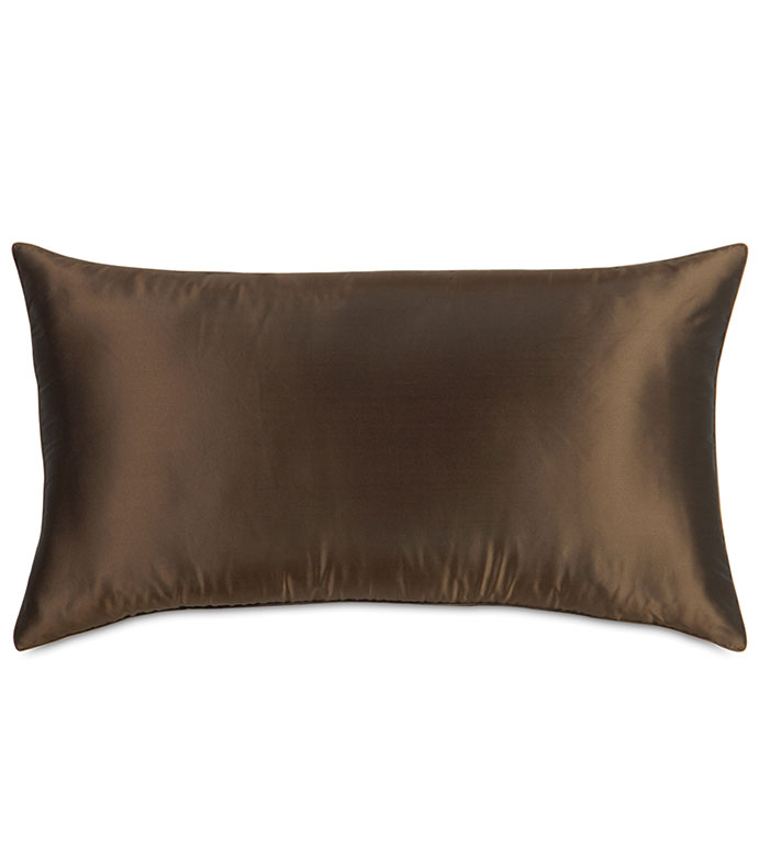 Freda Taffeta King Sham in Chocolate