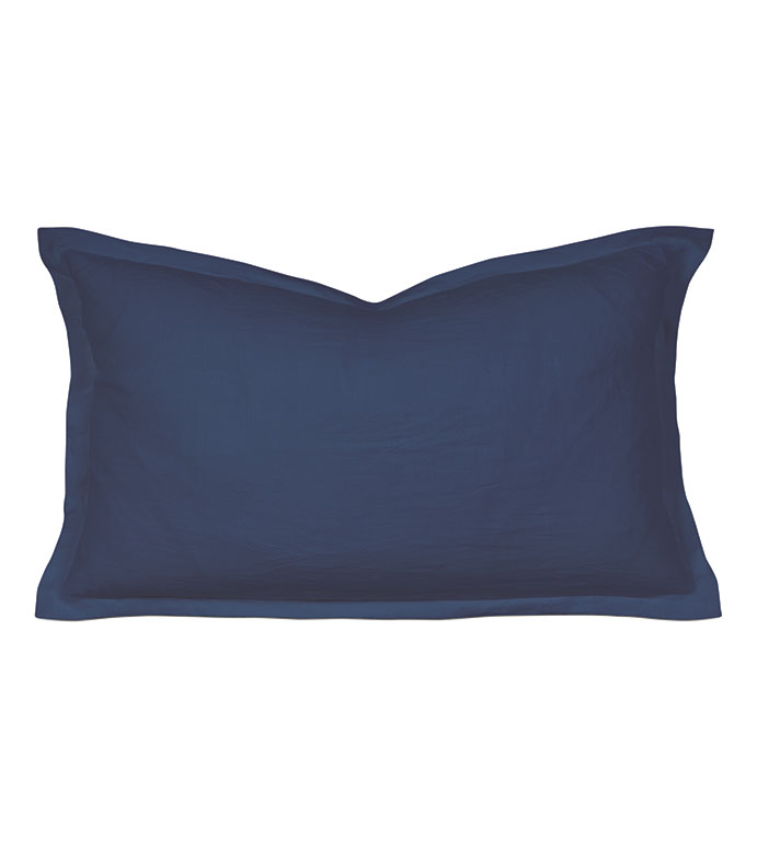 Shiloh Linen King Sham in Indigo