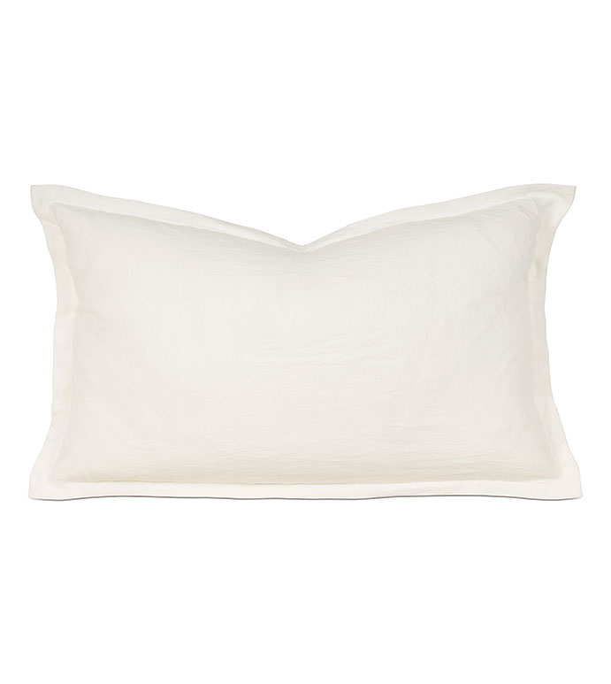 Shiloh Linen King Sham in Shell