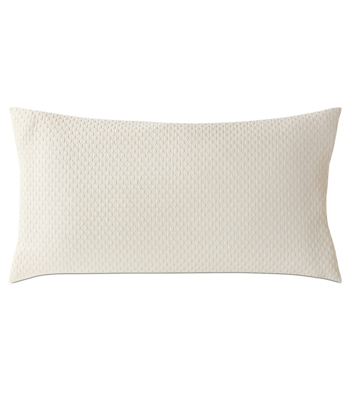 Tegan Matelasse King Sham In Ivory