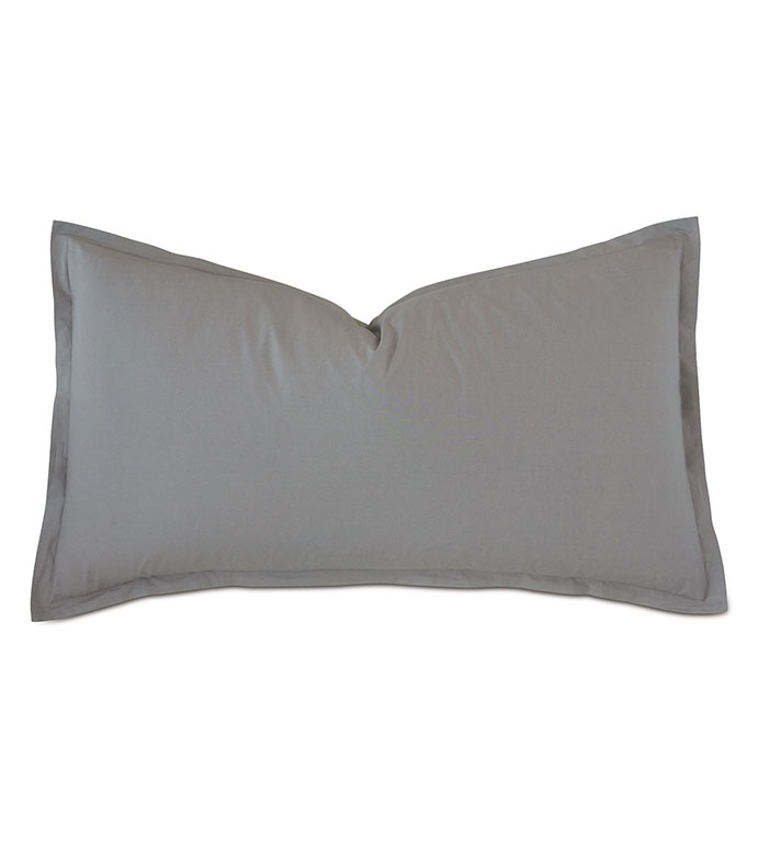 Vail Percale King Sham In Heather