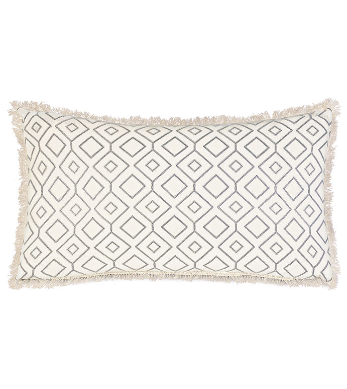 Freya Embroidered King Sham