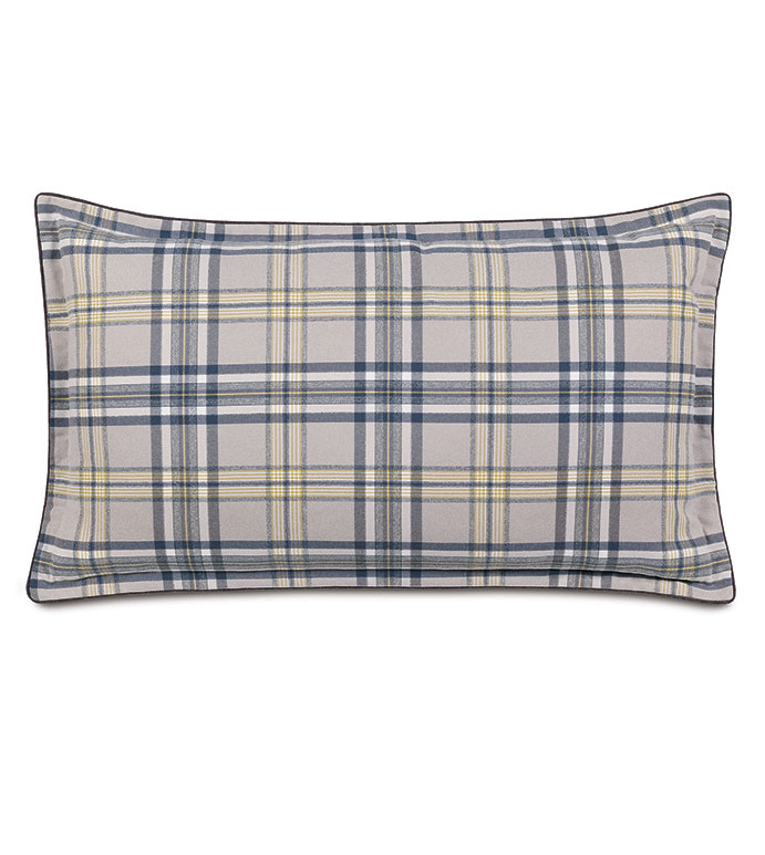 Pattinson Plaid King Sham