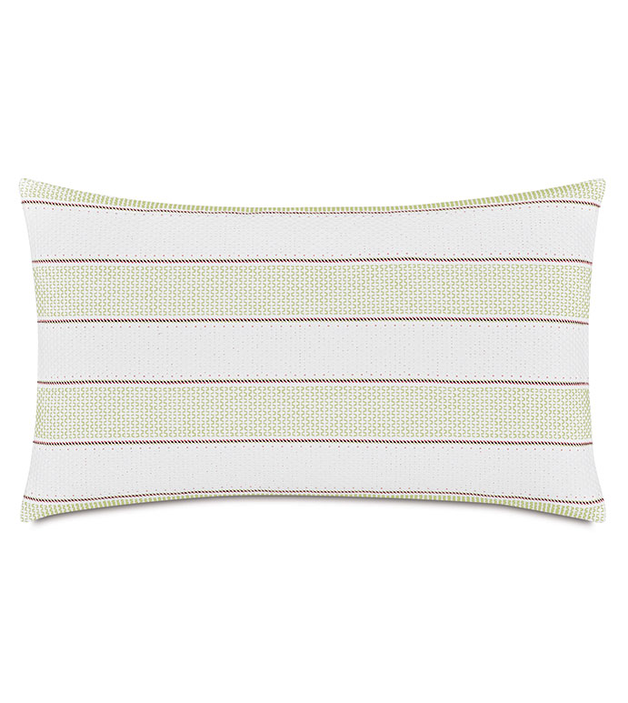 VARENNA STRIPED KING SHAM