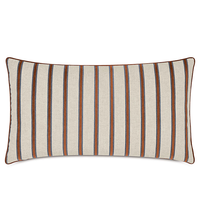 ALISTAIR VELVET STRIPE KING SHAM