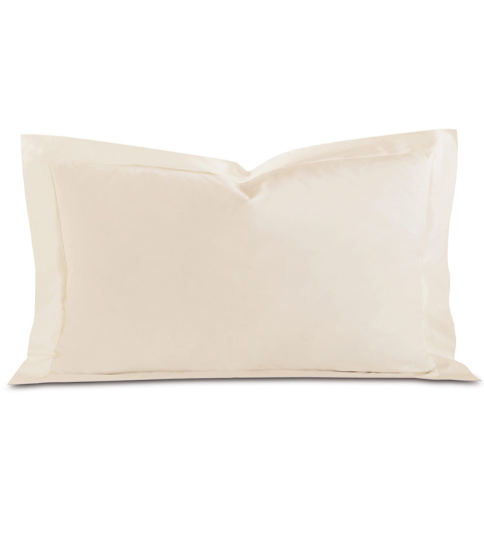 Fresco Luxe Ecru King Sham