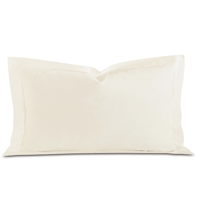 Fresco Luxe Ivory King Sham