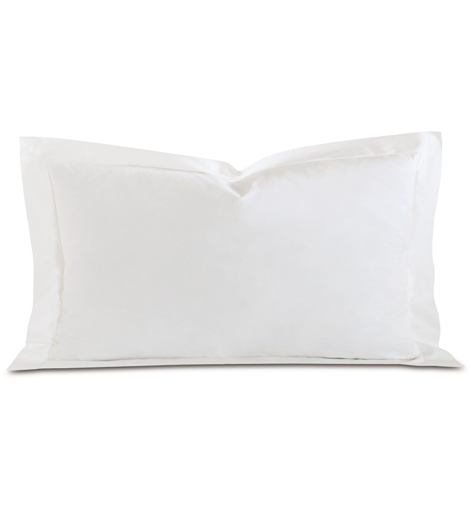 Fresco Luxe White King Sham
