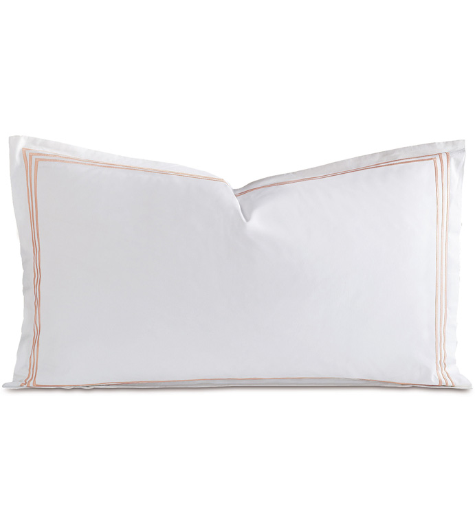 Tessa White/Blush King Sham