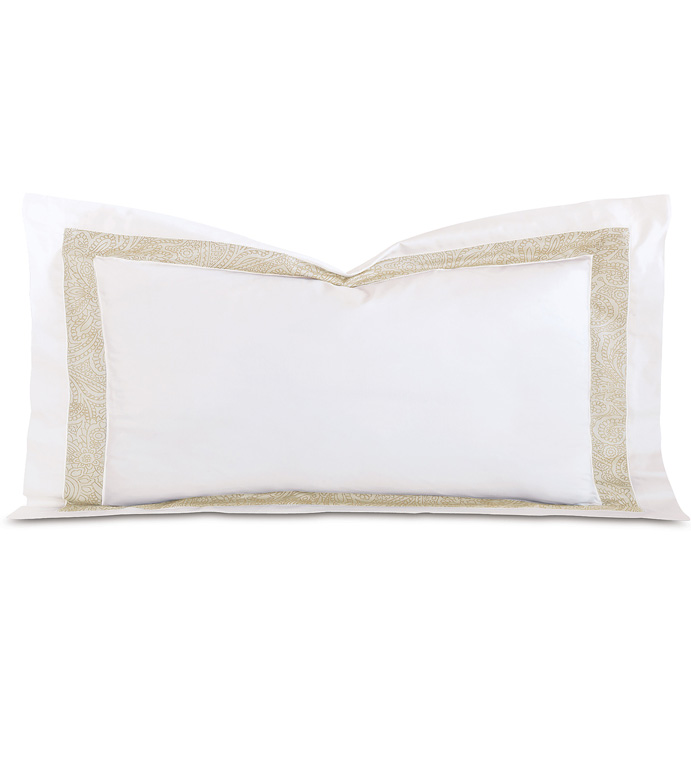 Cornice White/Pearl King Sham