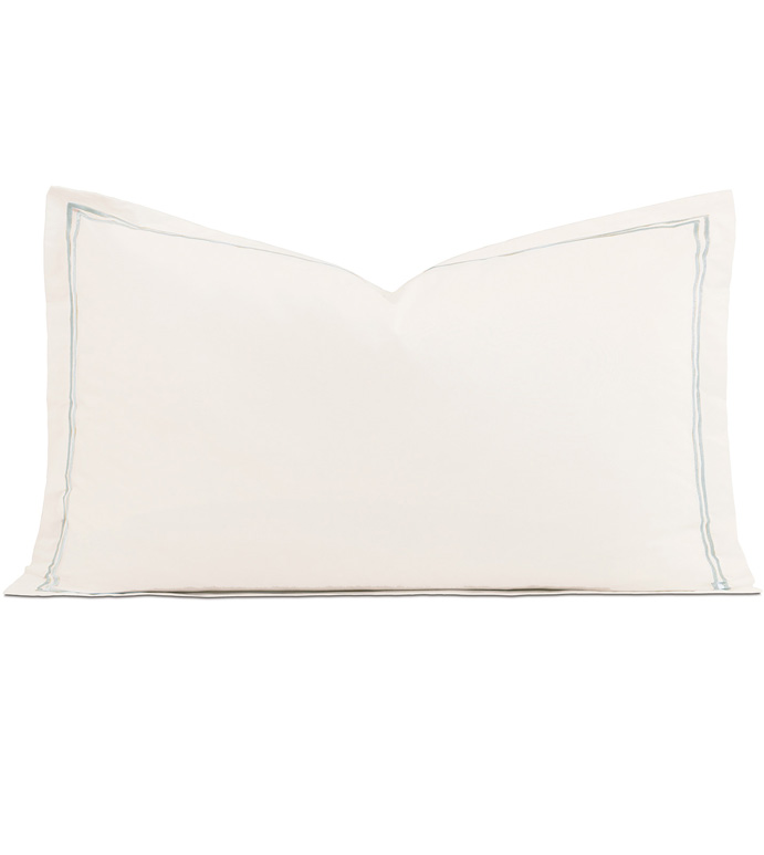 Enzo Ivory/Silver King Sham