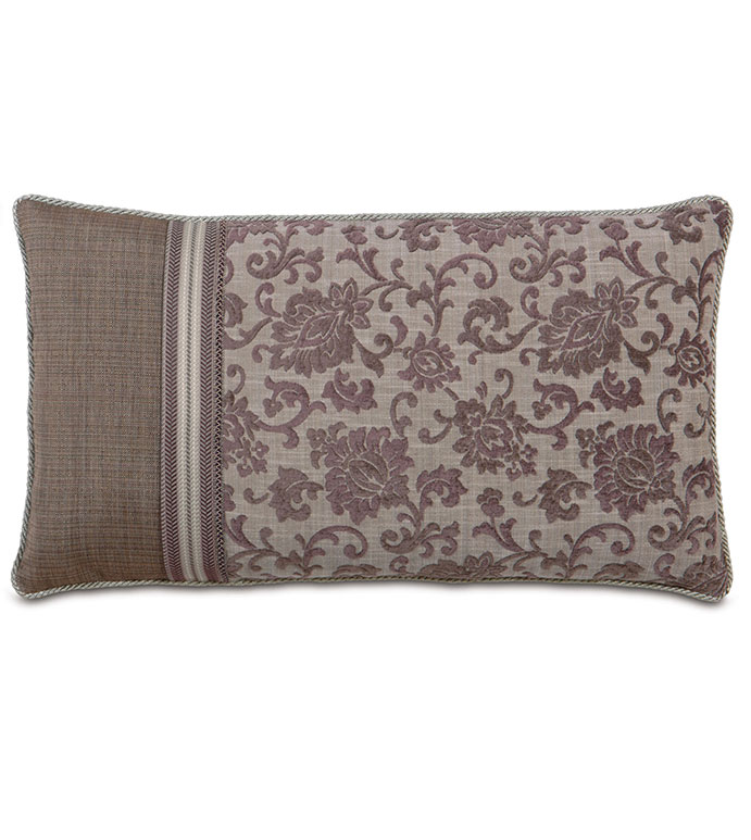 Mica Gunmetal King Sham Left