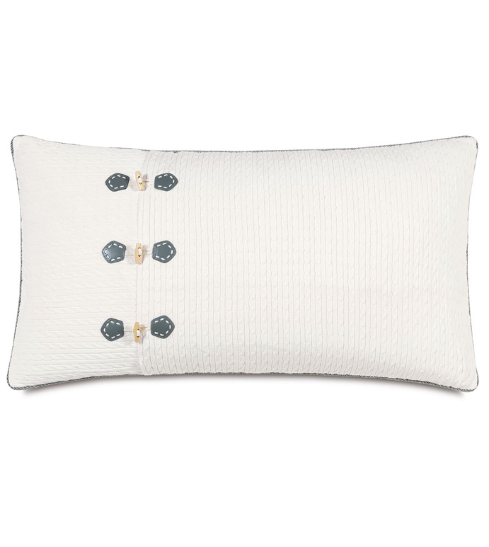 Jude Ivory King Sham (Left)