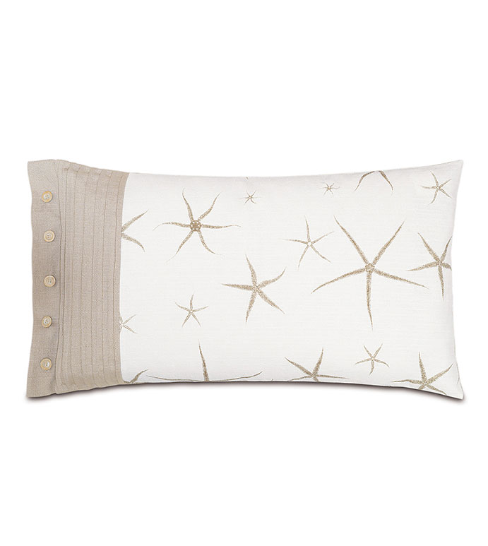 Tybee Natural King Sham (Left)