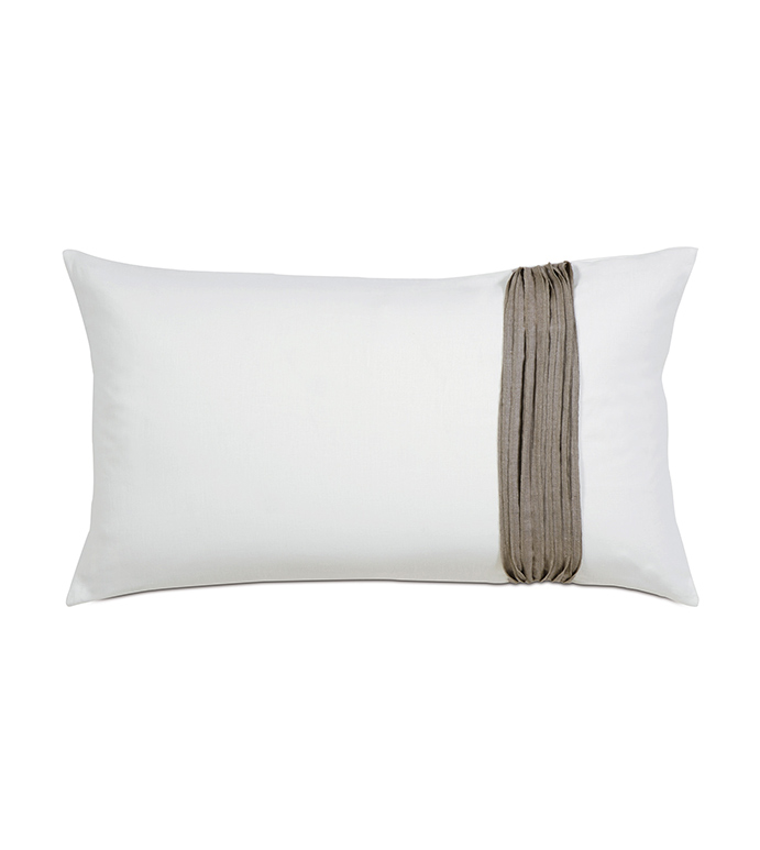 Breeze White King Sham Right