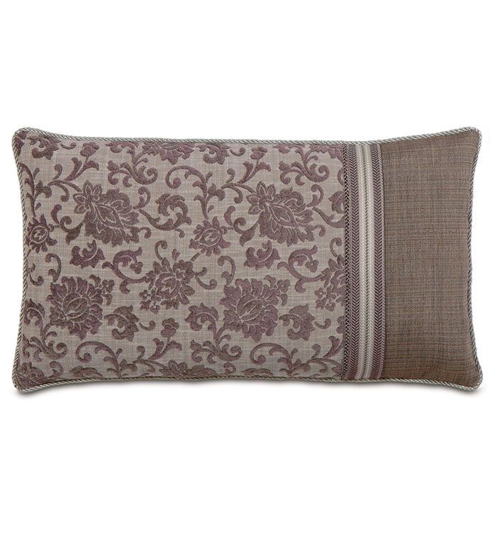 Mica Gunmetal King Sham Right