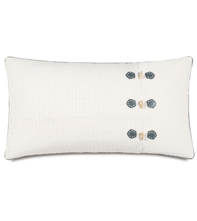 Jude Ivory King Sham (Right)