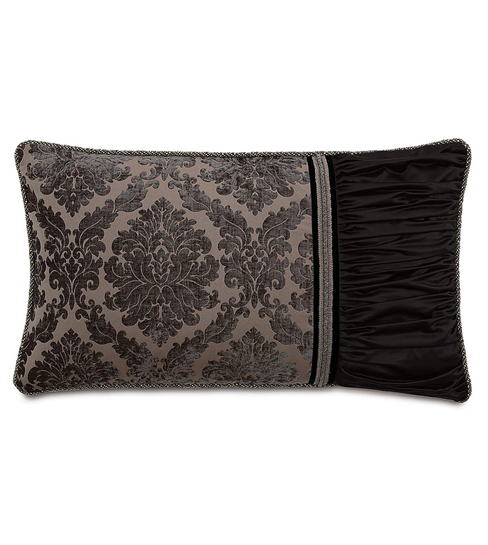 Isadora Charcoal King Sham (Right)