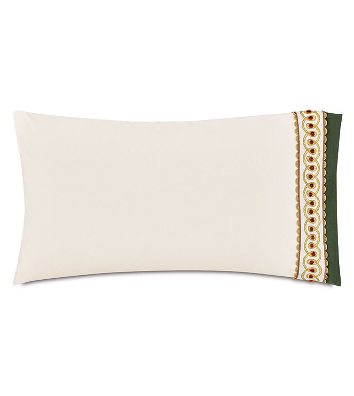 MANDERLEY BORDER CUFF KING SHAM RIGHT