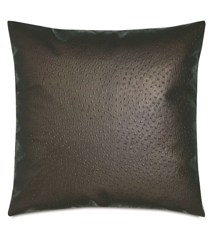 LAETITIA FAUX LEATHER EURO SHAM