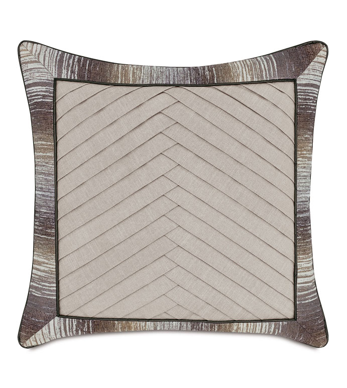 LAETITIA PLEATED DECORATIVE PILLOW