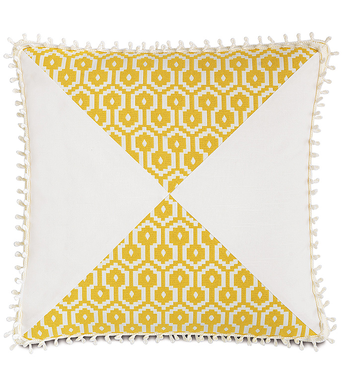 Zuni Lemon/Baldwin White Mitered