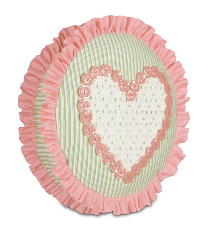 Pinwheel Cotton Heart Tambourine