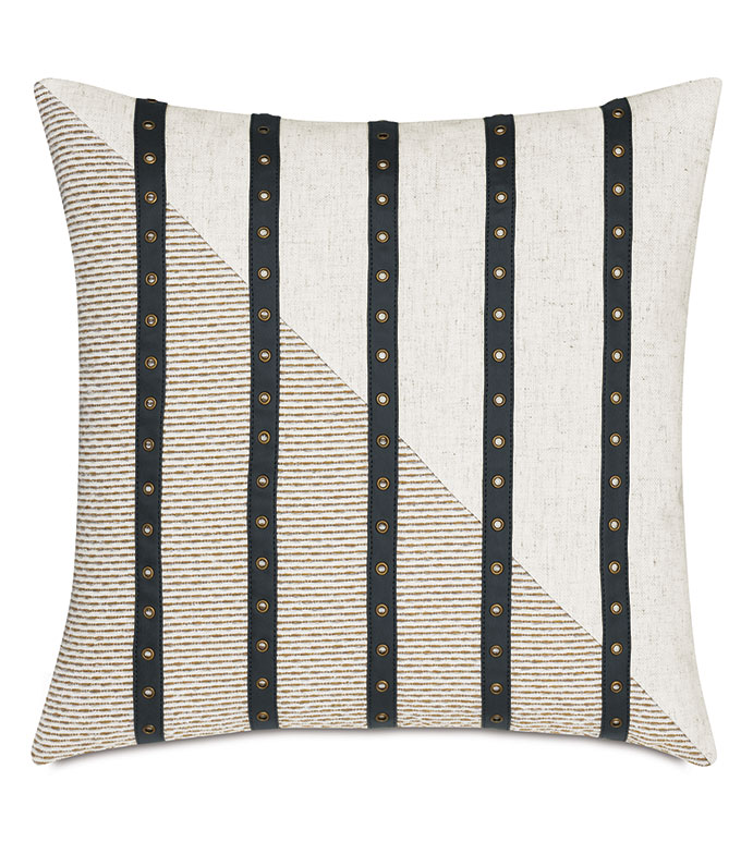 LEVI GROMMET DECORATIVE PILLOW
