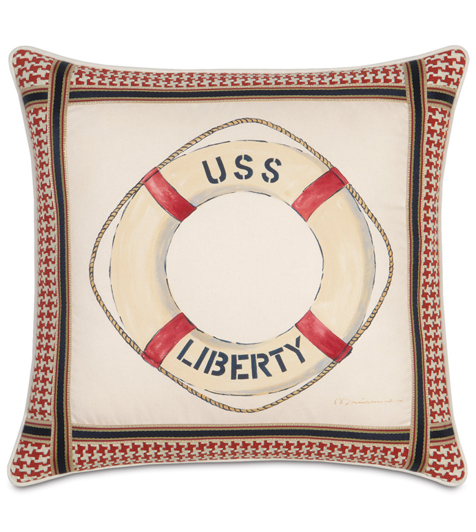 Hand-Painted Life Preserver
