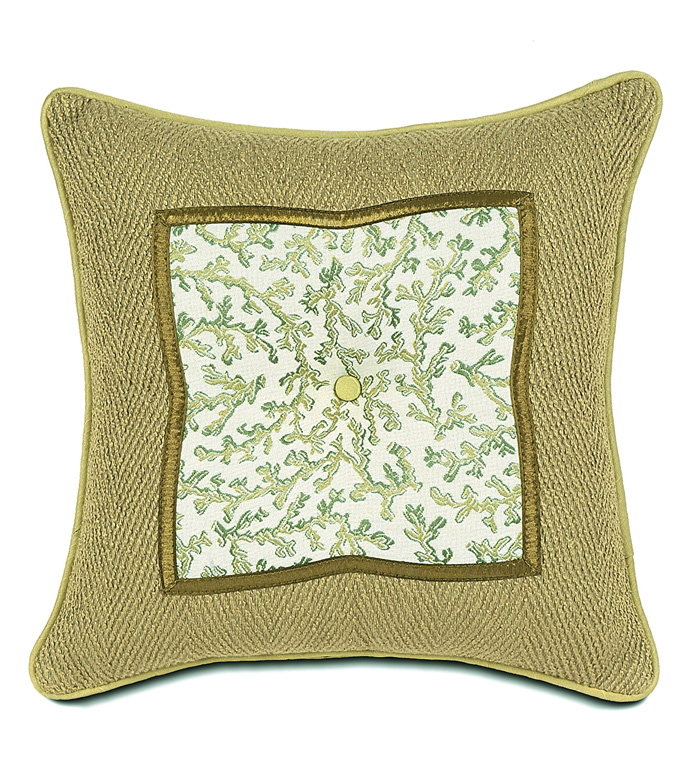 Lewis Anise Square Insert Tufted